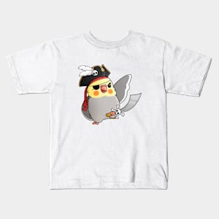 Pirate Cockatiel Kids T-Shirt